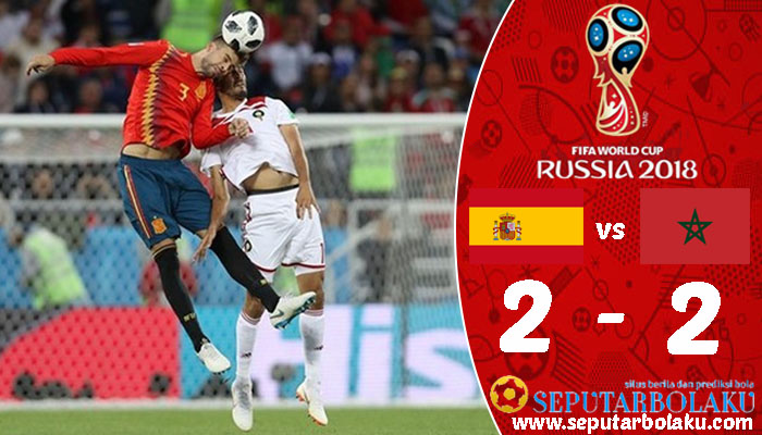 Spanyol 2 - 2 Maroko