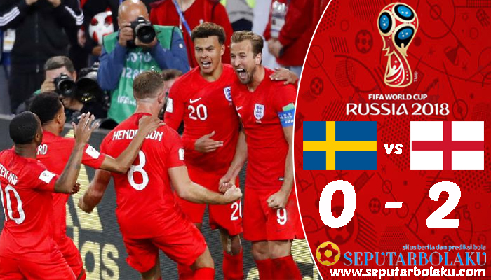 Swedia 0 - 2 Inggris