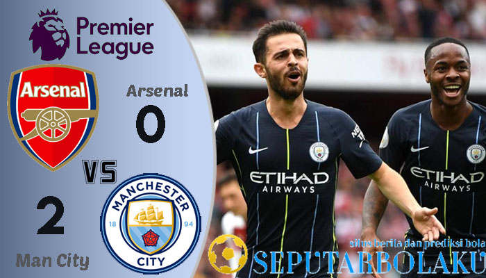 Arsenal 0 - 2 Manchester City
