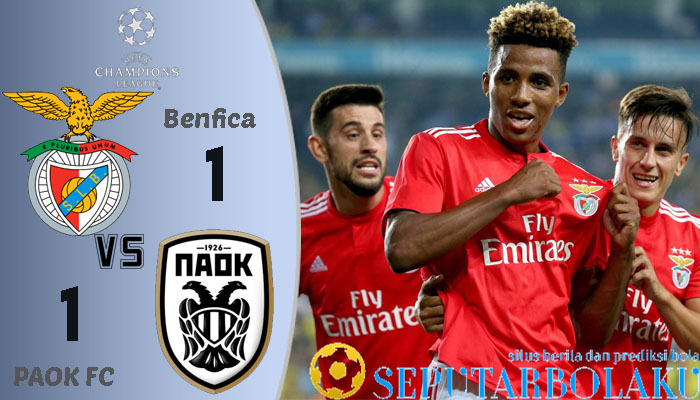 Benfica 1 - 1 PAOK Thessaloniki
