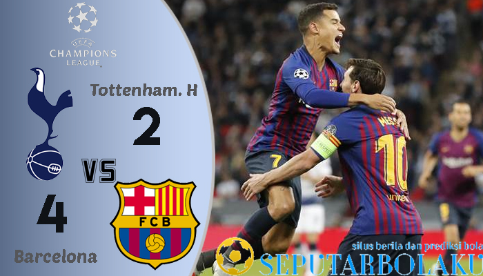 Tottenham Hotspur 2 - 4 Barcelona