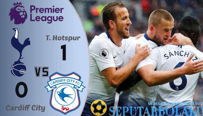 Tottenham Hotspur 1 - 0 Cardiff City