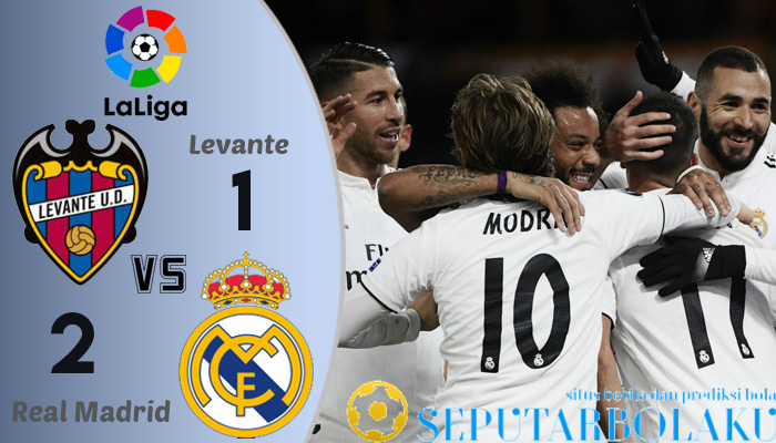 Hasil Pertandingan Levante vs Real Madrid