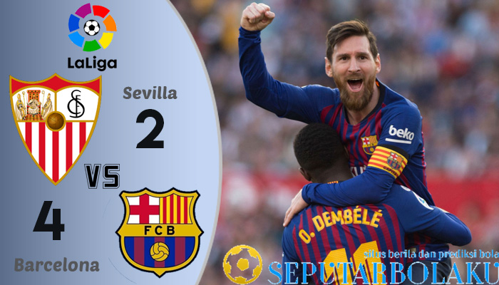 Hasil Pertandingan Sevilla vs Barcelona