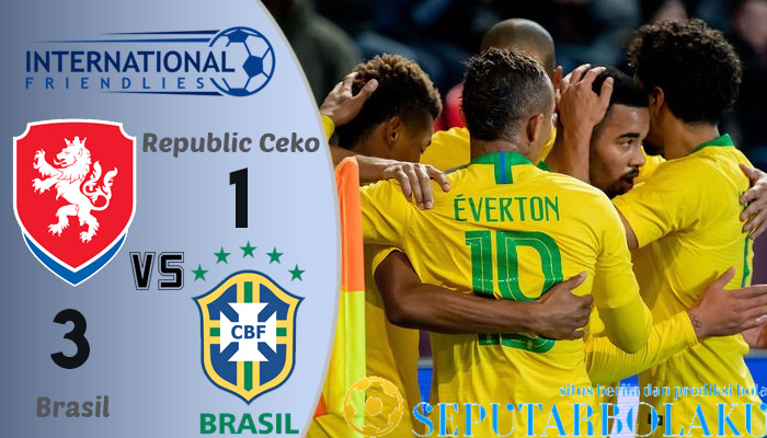 Hasil Pertandingan Czech Republic vs Brasil