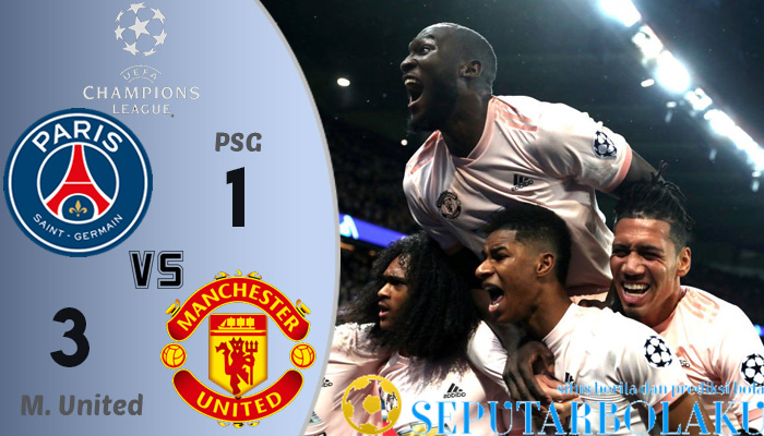 Hasil Pertandingan Paris Saint Germain vs Manchester United